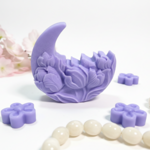 crescent moon candle
