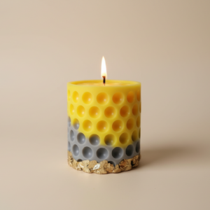 cute pillar candle – vanilla scented