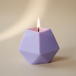 lavender prism glow candle